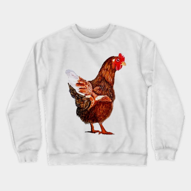 Chook. Crewneck Sweatshirt by tavartist